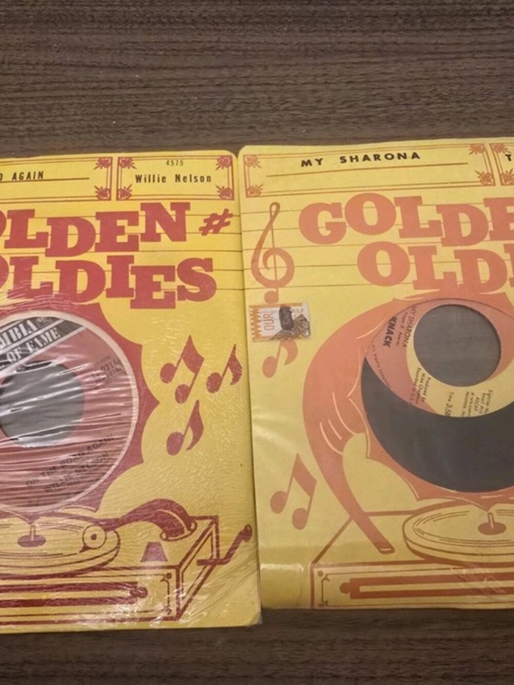 Golden Oldies sealed 45 vinyl record singles The Knack My Sharona Willie Nelson